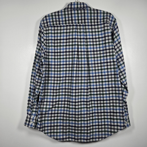 Vineyard Vines Slim Fit Whale Shirt Long Sleeve Button Down Flannel Size Medium - Picture 9 of 13